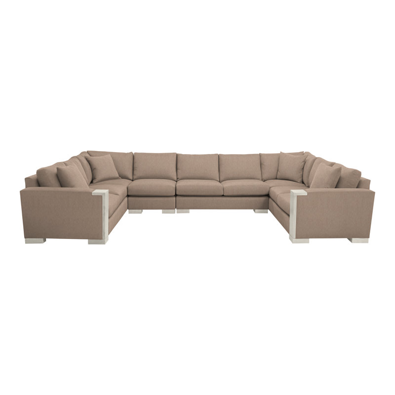 Michael Weiss 4-Piece Abingdon Sectional, Navada Mushroom, Wrenn
