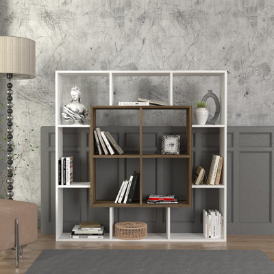 Villela 136cm H x 136cm W Bookcase