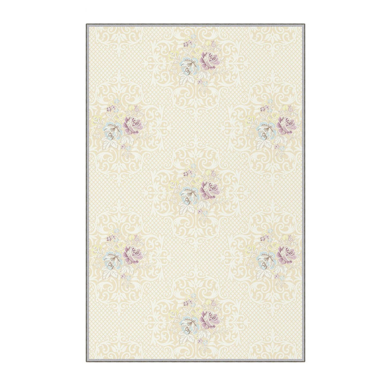 Premium Hall Carpet, 2.6 x 6.6 Feet, 1% Polyester, .3 in Pile Height | Antibacterial, Non-Slip Underside, Machine Washable | 3D Digital Print Design, Durable & Stylish for Entryways, Living Rooms & More