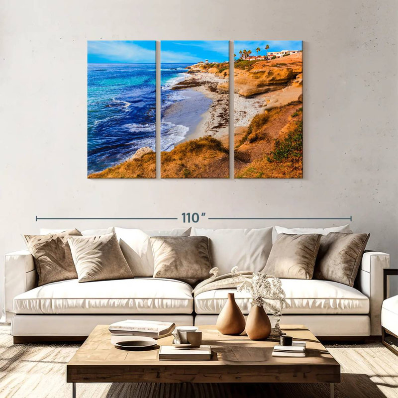 Gillard La Jolla Beach, 48" H x 74" W