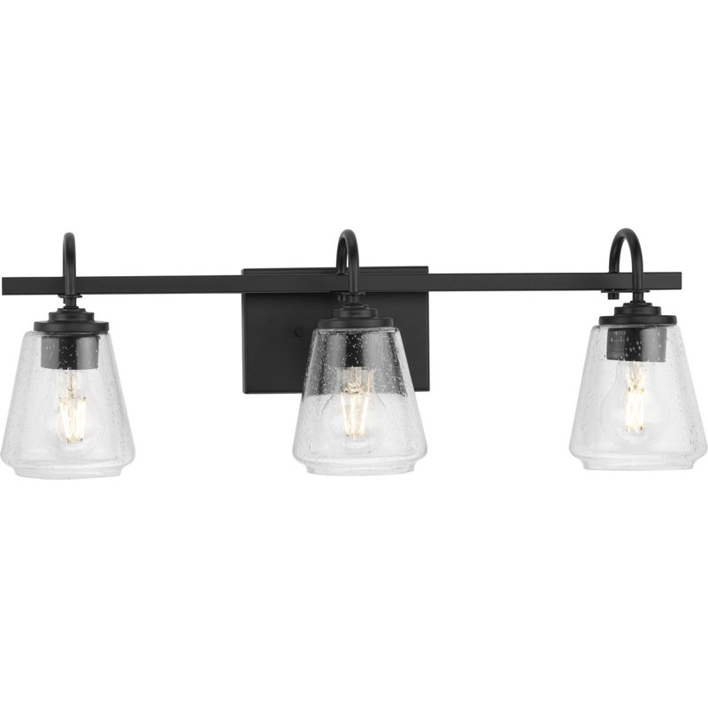Martenne Dimmable Vanity Light, Matte Black, 3