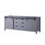 Meuble-lavabo double gris foncé 80 po X P 22 po D-117980206