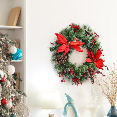 Guirlande de Noël artificielle 24 po avec lumières DEL