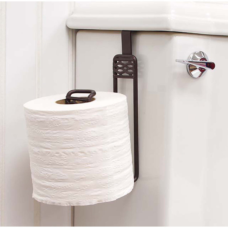 Porte-papier hygiénique à fixation pour réservoir