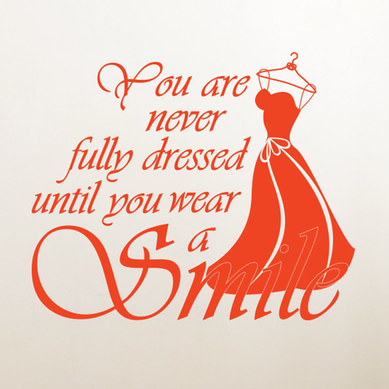 Wall Decal, Orange, Large