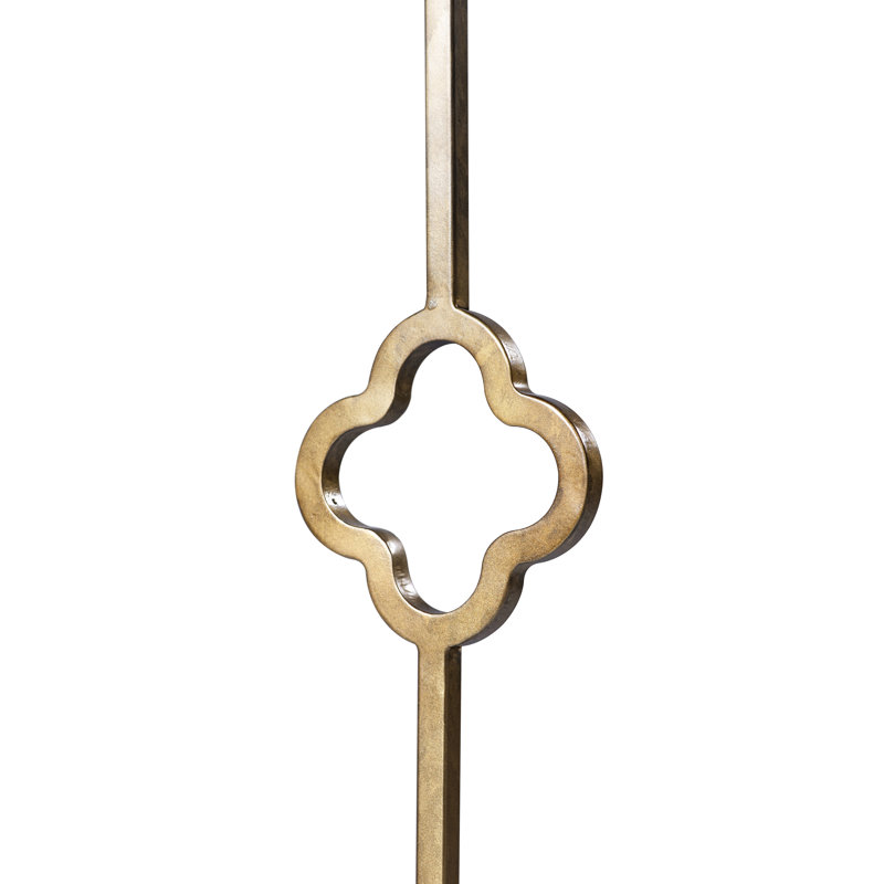 Rogue 60" Console Table, Royal Gold, Carrera Marble