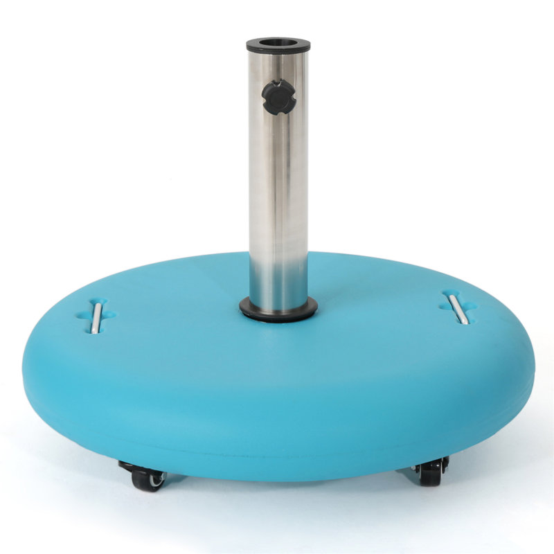 Base de parasol Wheelie - ronde, Sarcelle
