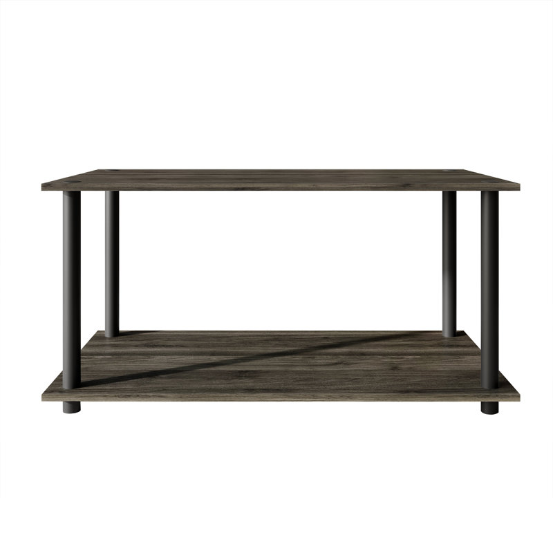 Table basse facile à assembler en gris foncé, Gris foncé
