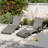 K&K 80'' Outdoor Wicker Chaise Lounge Chairs Set Of 2-748578811