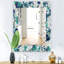 Miroir mural traditionnel sans cadre floral-40097558