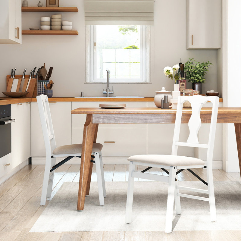 48cm H Upholstered Side Chair in Beige