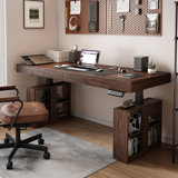 Picture Color Rectangular Manufactured Wood with 4 drawers desk