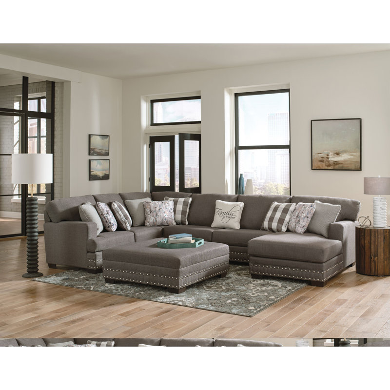  Canapé modulaire en chenille 3 pièces Gatha, Orienté à droite