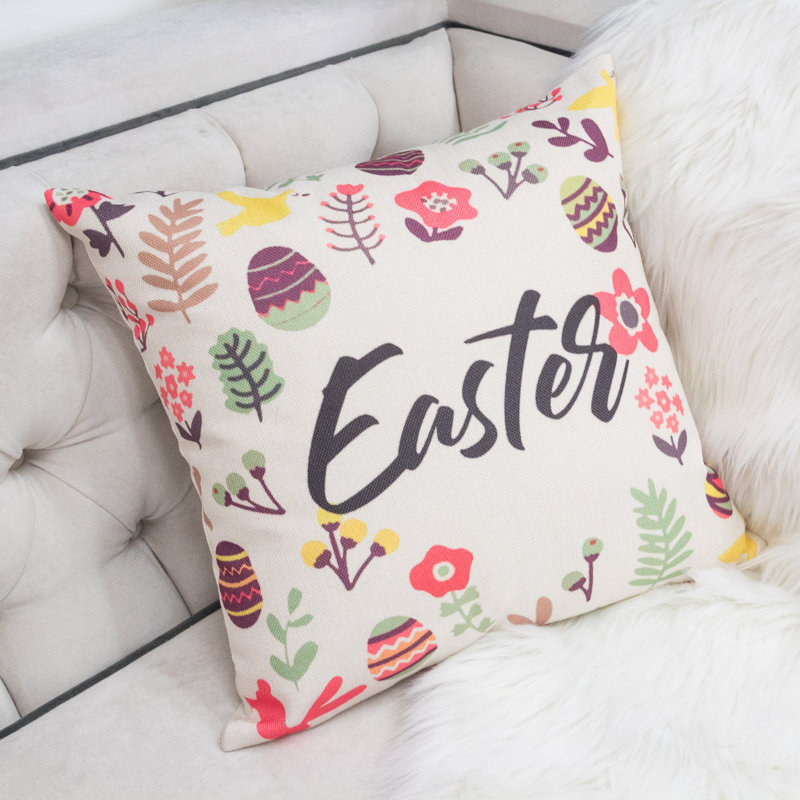  Easter Throw Pillow