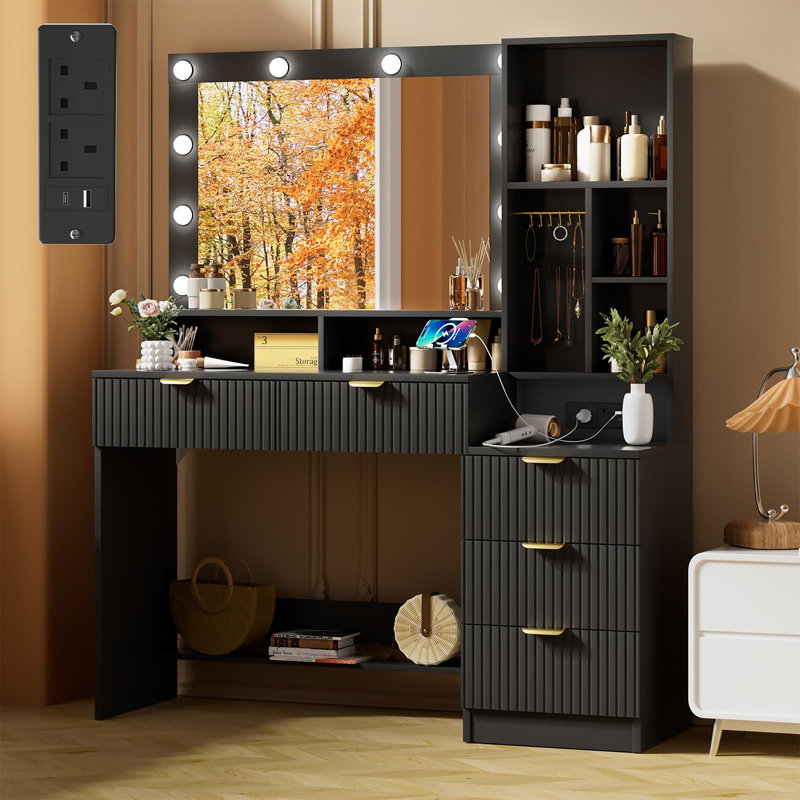 Dressing Table, Black