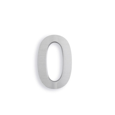 Numéro de maison à fixation flottante 6 po