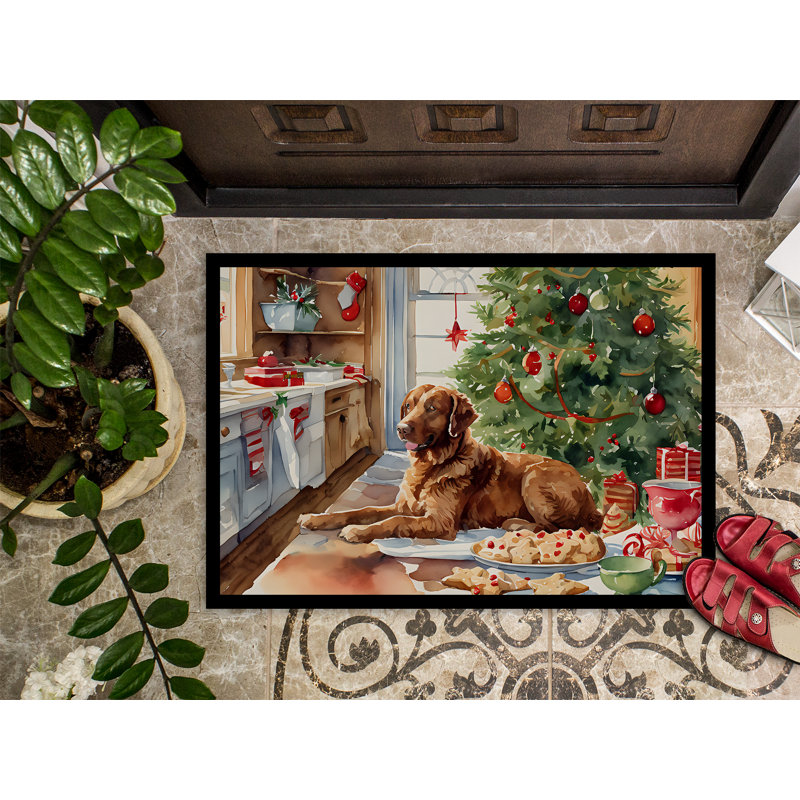 Paillasson Chesapeake Bay Retriever Junya DAC3765, L 18 po x L 27 po