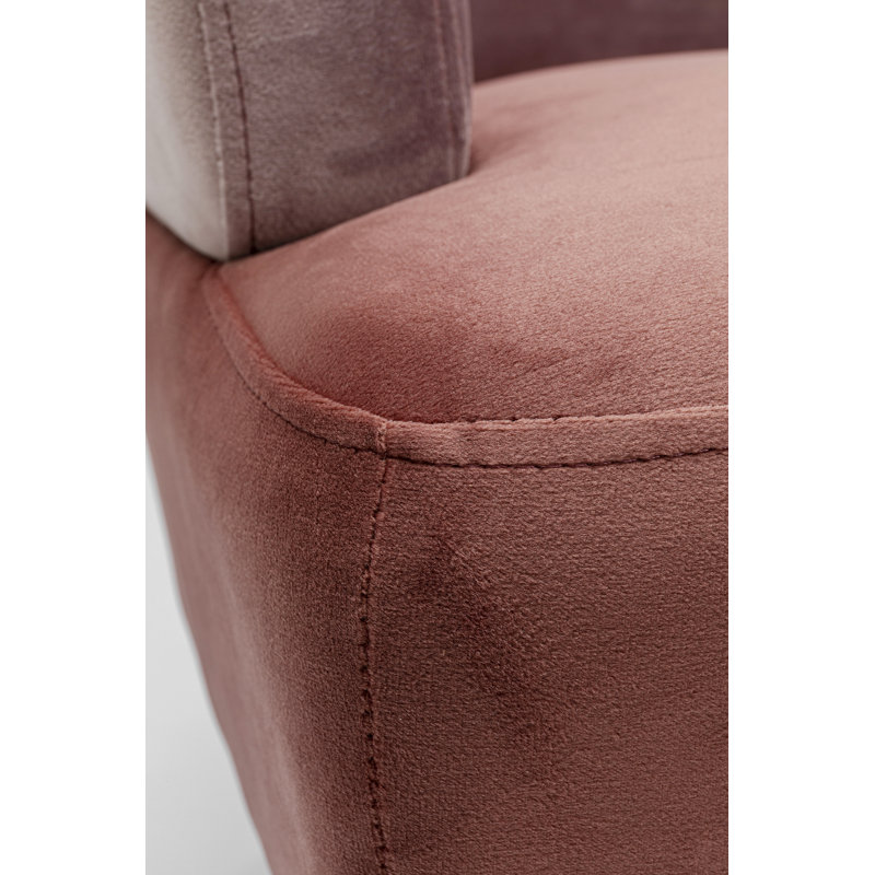 Sofa Sandwich 2-Seater, Pink, Gold