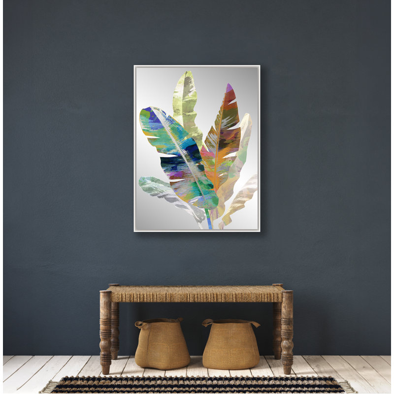 Tropical Party II Mirror, 40" H x 30" W