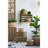 6.5X6.5X6 Inches Woven Tassel Brown Cement Planters, Of 2, Cream And , Suitable For Transitional Decor 2 Design, Brown, Fits Motifs