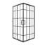 Cabine de douche carrée à double porte d'angle avec verre trempé 1/4 "l 36" x P 36 "x H 71"
