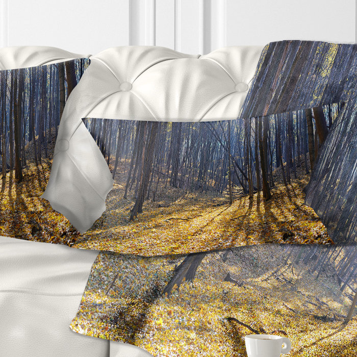 Coussin lombaire en bois d’automne épais