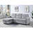 Phenex Seaside Style Reversible Sleeper Sectional Sofa-112132356