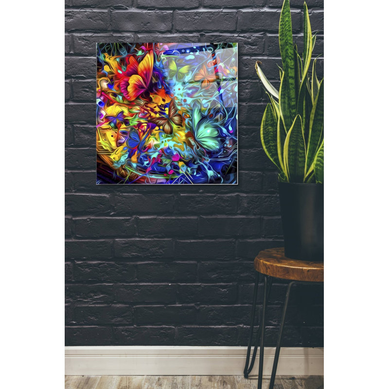 «Melting Pot», art mural en verre acrylique, H 24 po x l 24 po x P 0,2 po