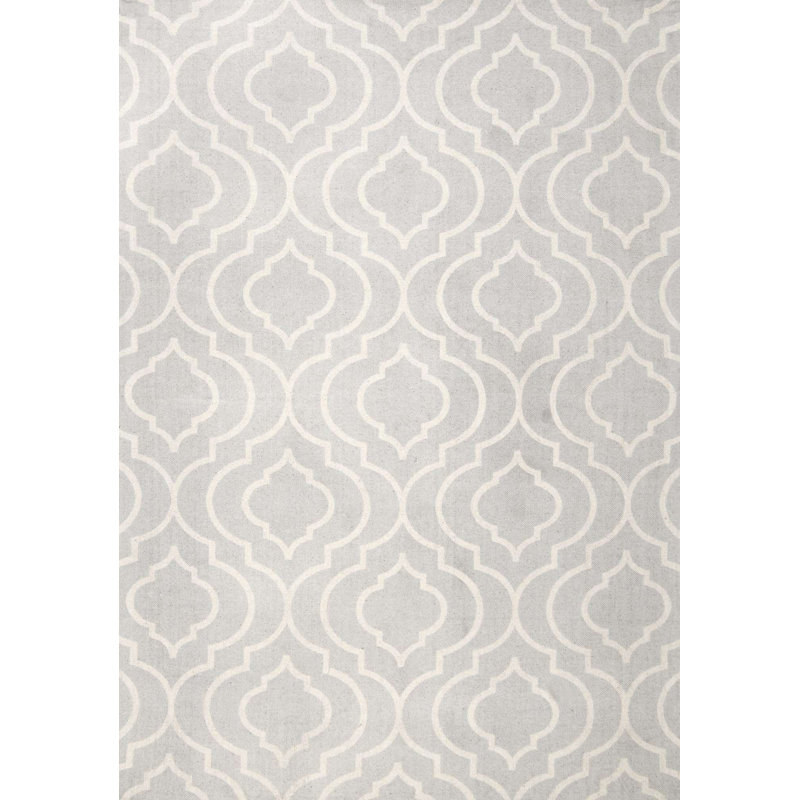 Apasra Cotton Geometric Indoor Rug, Rectangle 8' x 10'