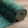 Tapis turquoise en laine touffeté à la main Gilboa