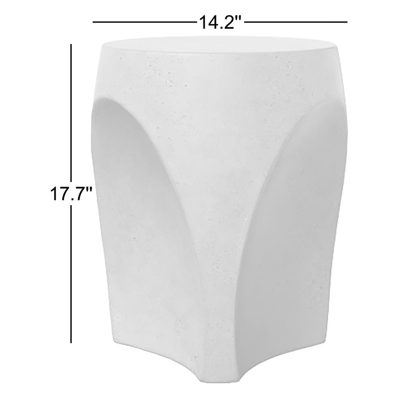 Mixx Garden Stool, Ivory