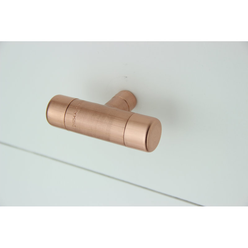 Copper Knob T-Shaped Thick-Bodied