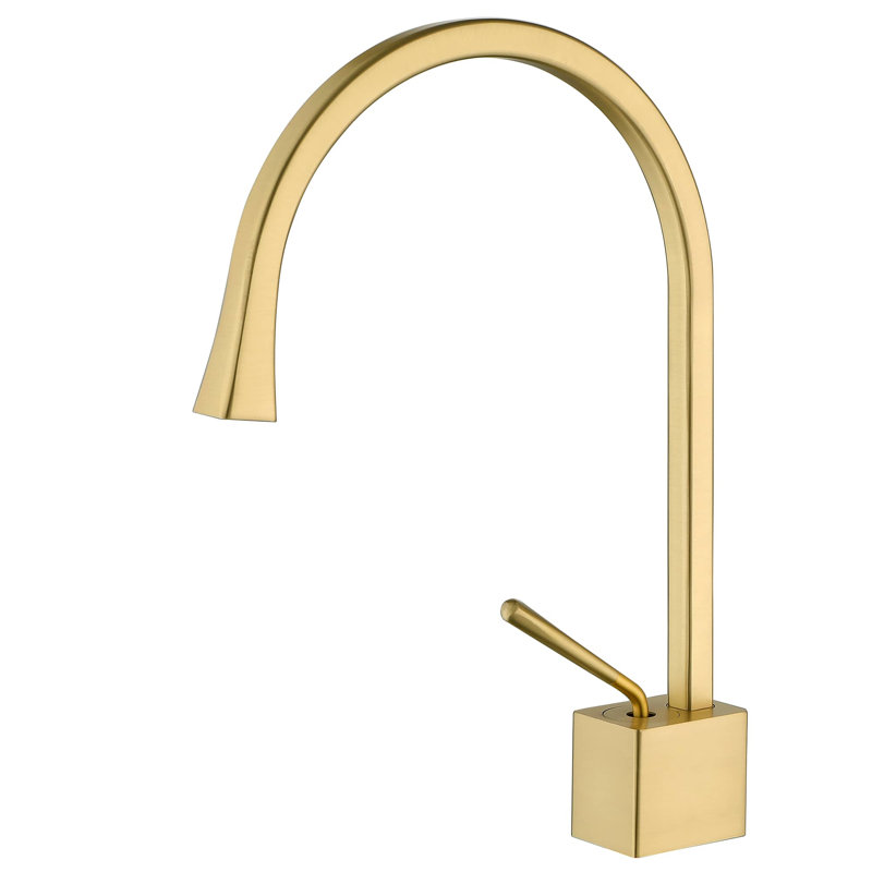 Robinet de salle de bain à un trou, Or