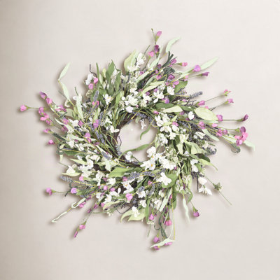 22" Handcrafted Berry No Holiday Wreath
