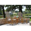Chaise de patio en teck Demetri