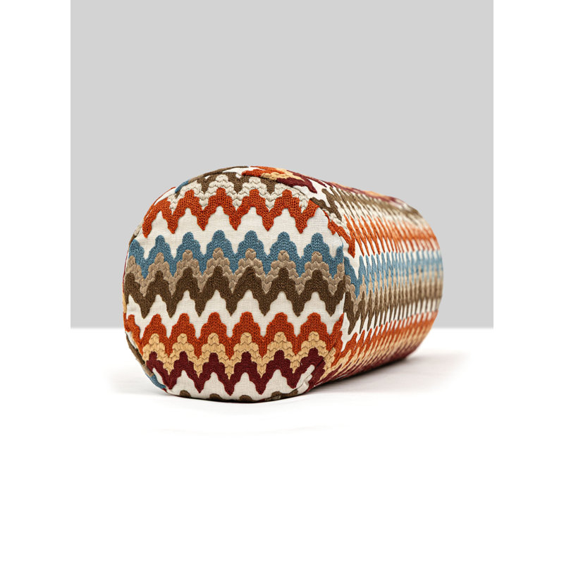 RAINBOW MOUNTAIN CREWEL PILLOW, Autumn 