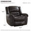 Fauteuil inclinable manuel surdimensionné 40,9 po Chemika-762831533