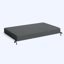 Coussin de banc antidérapant de 3 po de hauteur pour intérieur / extérieur avec mousse haute résilience 75D de qualité supérieure (2 attaches de coussin)