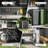 COMHOMA 6'x4' Shed Outdoor Storage Metal with Lockable Doors & Vents-124890435-124890433