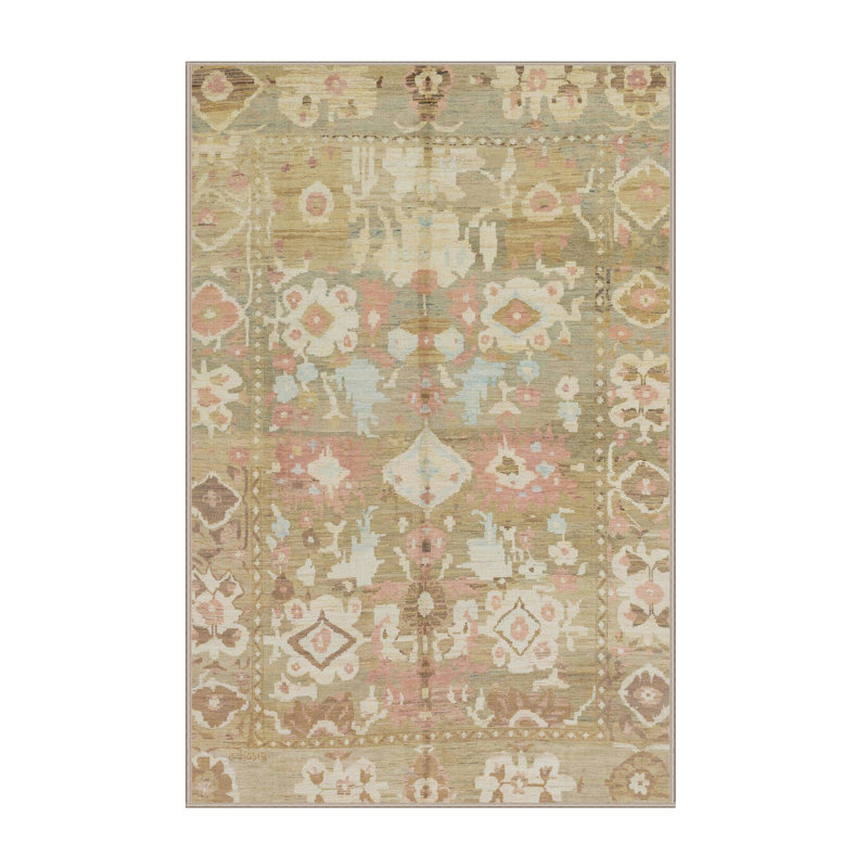 Abstract Indoor Rug, Rectangle 2' x 4'