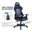 Fauteuil de jeu à haut dossier de style course-44536311
