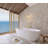 Cateisha 67'' x 30.7'' Soaking Acrylic Bathtub-108230014