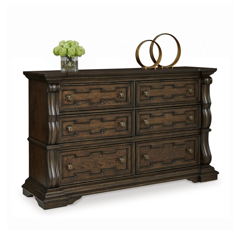 Aarunya 71.5'' W 6 - Drawer Dresser