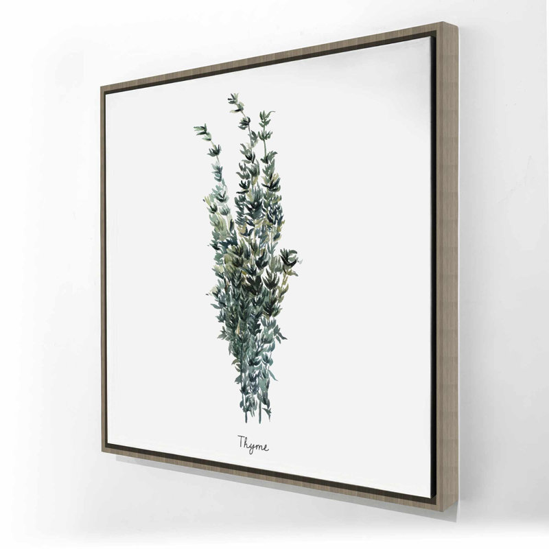 Thyme Leaves Bundle Canvas | Kitchen Wall Art Decor