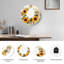Horloge murale tournesol 24 po