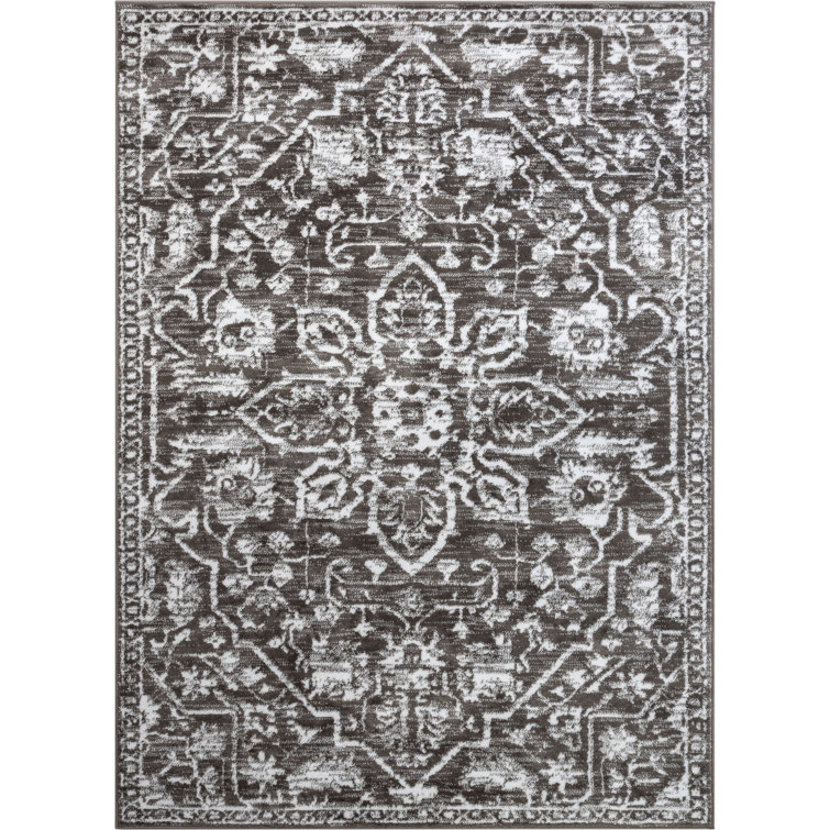Dazzle Oriental Synthetic Area Rug