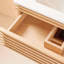 Meuble-lavabo simple 36 po, mural et flottant, lavabo en céramique, entièrement assemblé, noyer naturel, contreplaqué pour plus de fiabilité Meuble-lavabo flottant 36 po avec rangement, rangement bien rangé