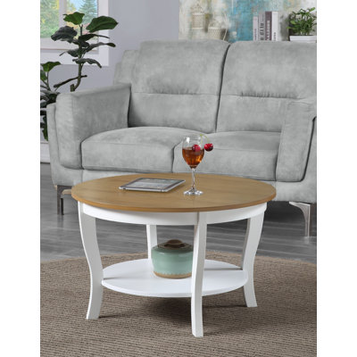 Carbin 30" Coffee Table with Shelf