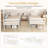 Twin Bunk Bed Made Of Pine Wood, Detachable, White Finish, High Guardrails, 3 - Step , No Box Spring, Space Saving With Under Storage For Guest Room Solid Wood Over Bed, Convertible Design, Tone,
