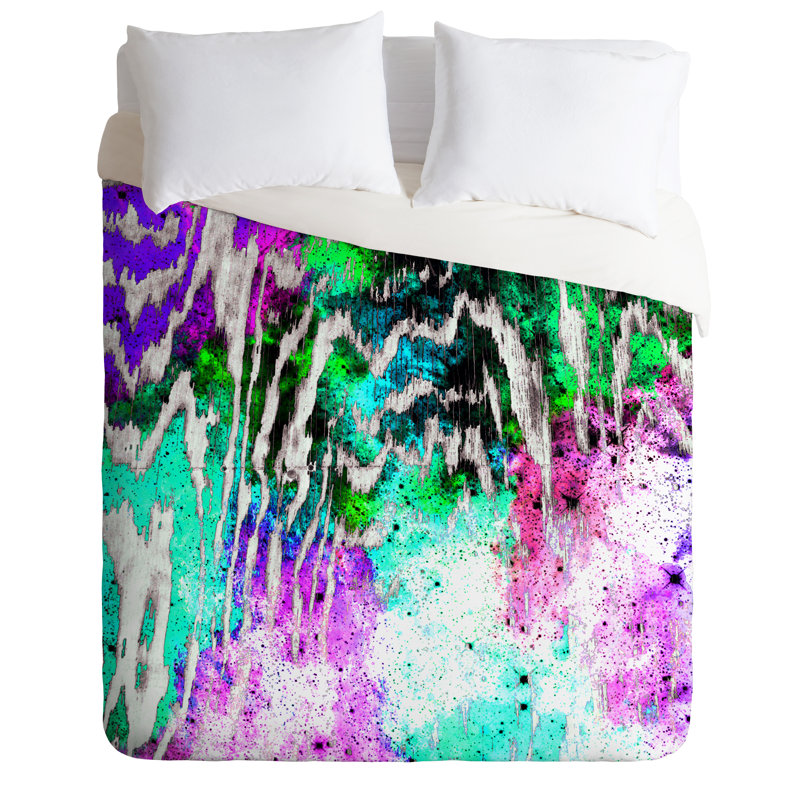 Modern & Contemporary Cotton Duvet Cover, Twin Duvet Cover + 1 Standard Sham